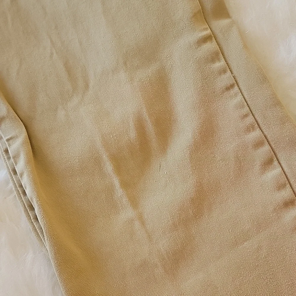 THE CHILDREN'S PLACE Bundle of 2‎ Boy's Tan School Uniform Preppy Chino Pants 12